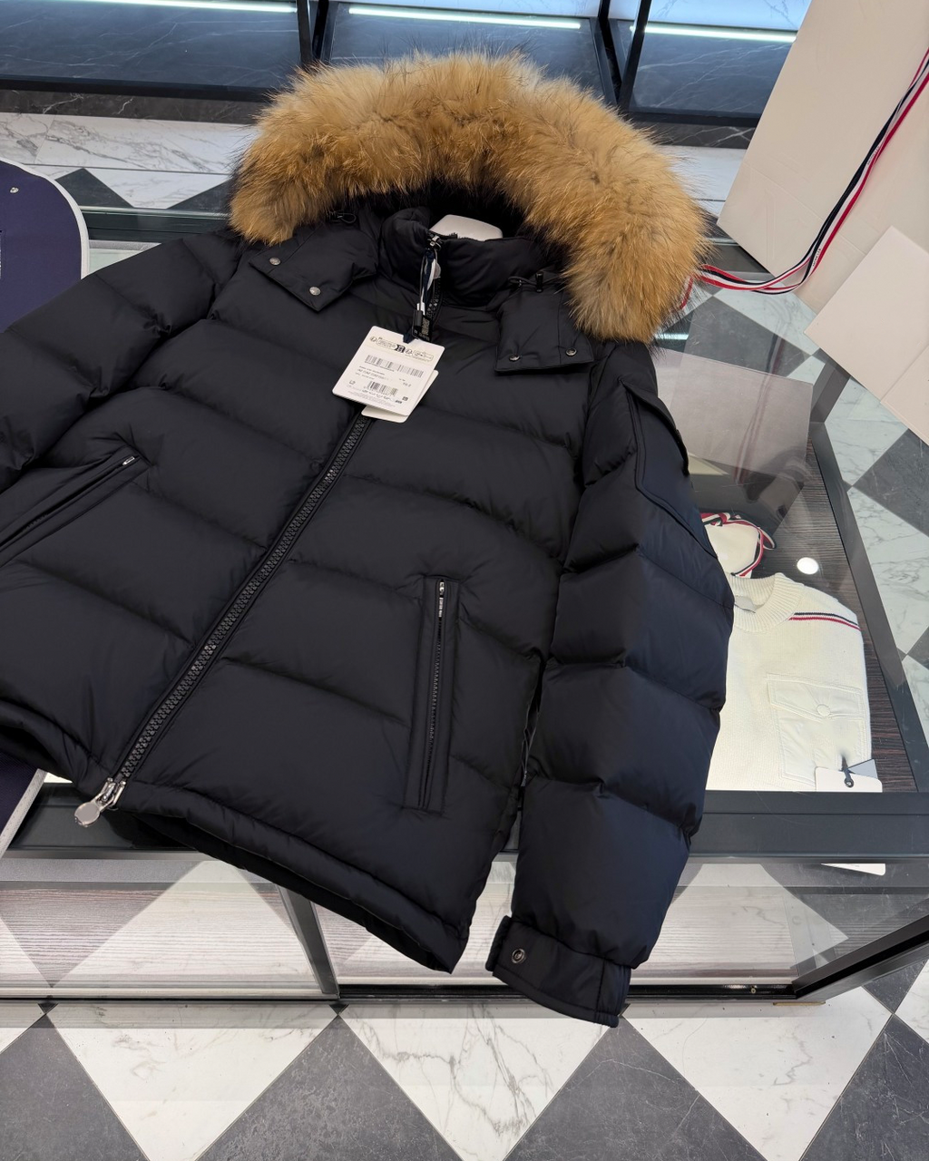 MONC | FUR PUFFER JACKET