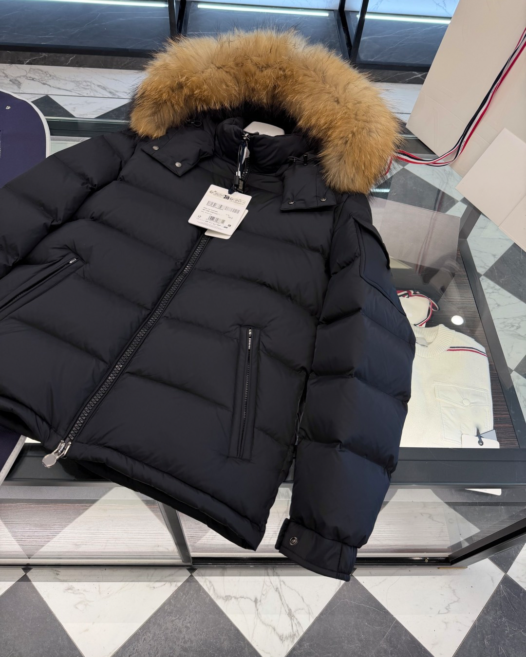 MONC | FUR PUFFER JACKET