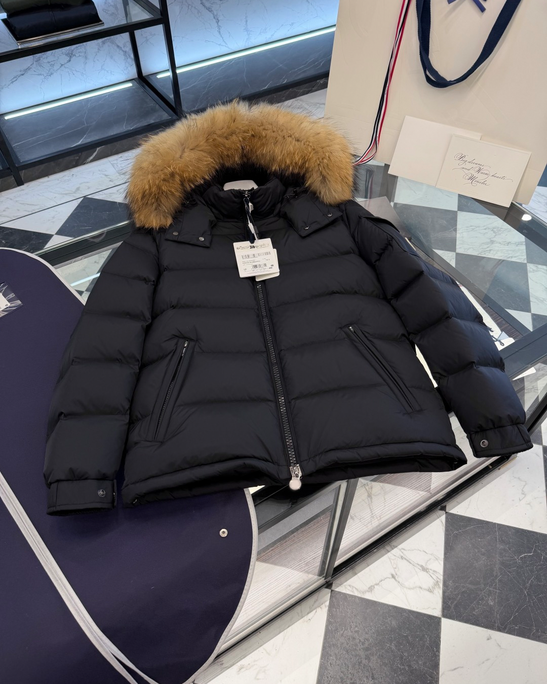 MONC | FUR PUFFER JACKET