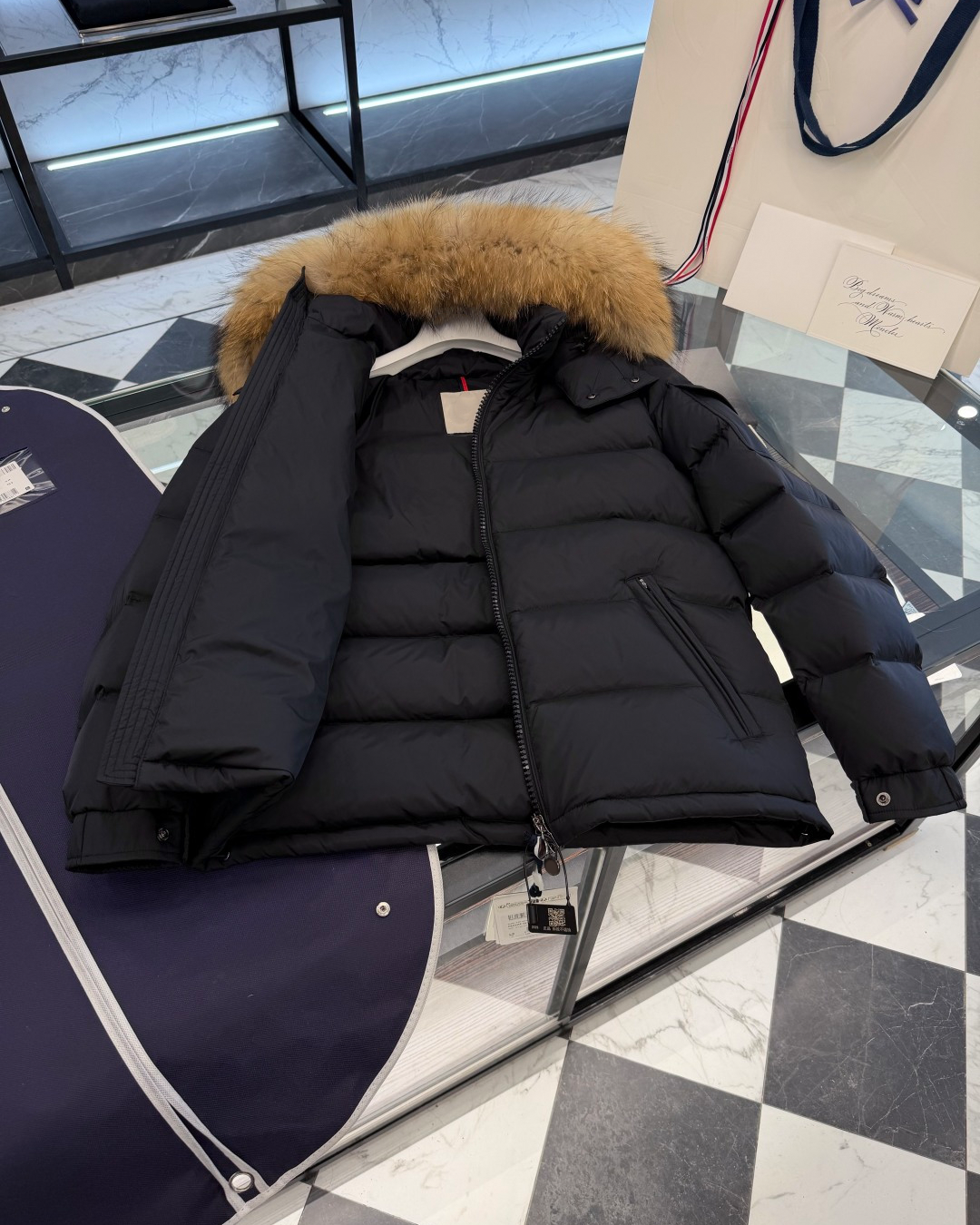 MONC | FUR PUFFER JACKET