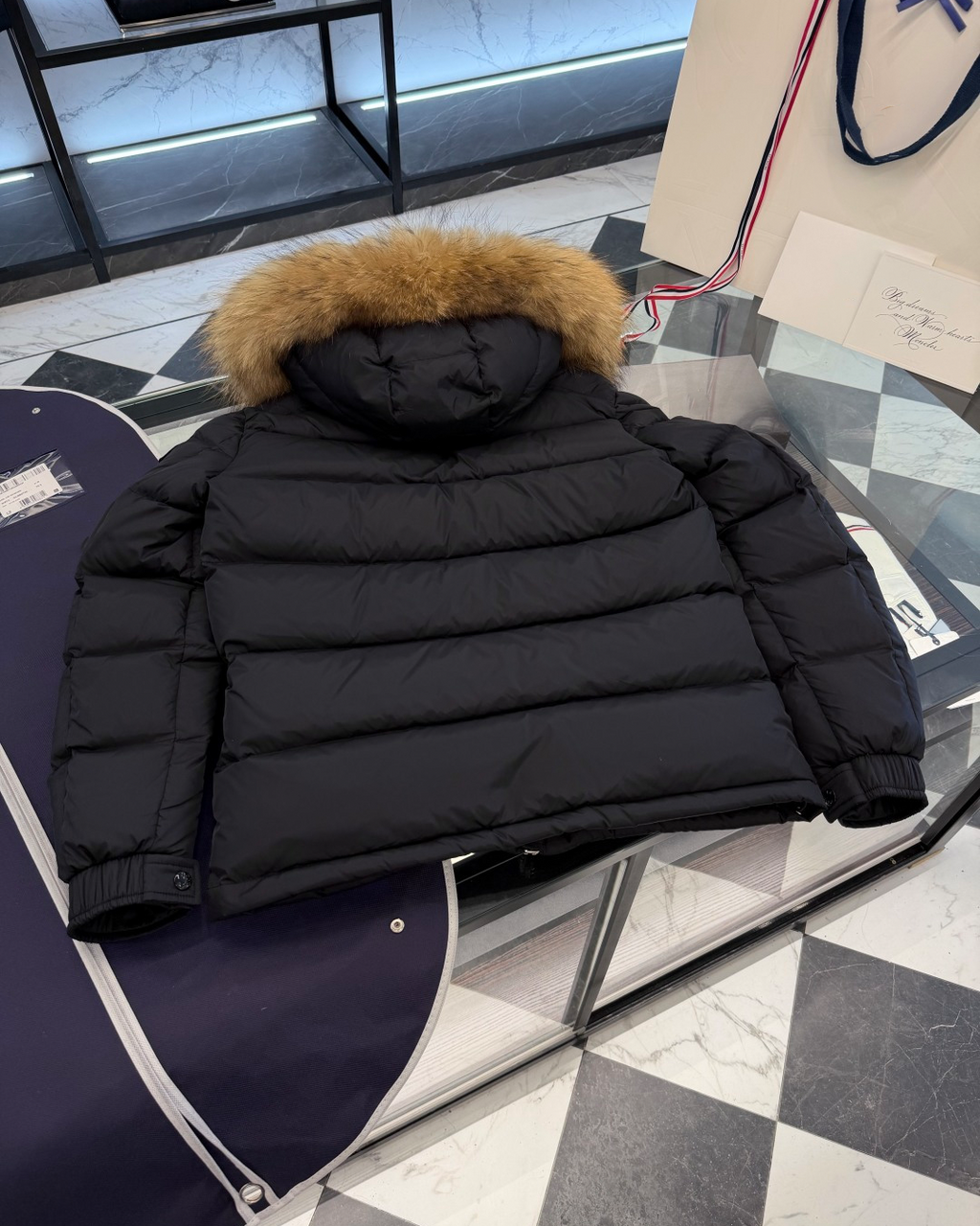 MONC | FUR PUFFER JACKET